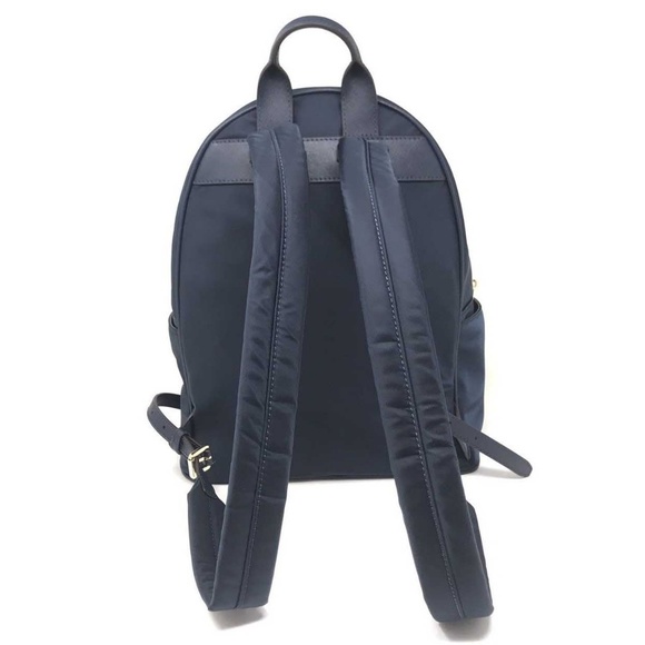Michael Kors Abbey Nylon Large Backpack Navy Bag - Picture 5 of 8